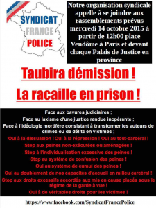 MANIFESTATION EN SOUTIEN À LA POLICE FRANÇAISE : AUJOURD’HUI (suite)
