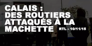 Calais - les migrants attaquent